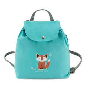 Sac à dos bébé turquoise "Gaspard le renard"