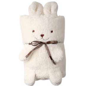 Couverture "Lapinou tout doux" beige