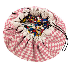 Sac de rangement / Tapis de jeu "Diamants roses" Play&Go