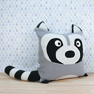 Housse de coussin "Mr Raccoon"